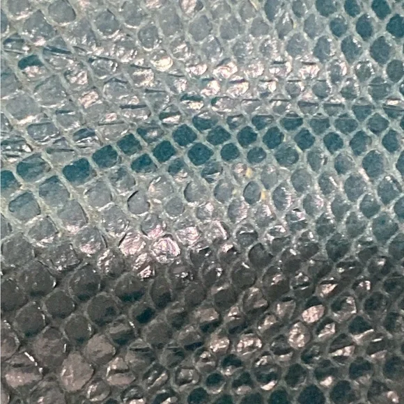 Authentic Gianni Bini Real Snakeskin Dark Aqua Pointed Toe Kitten Heel Boots9” - Picture 12 of 13